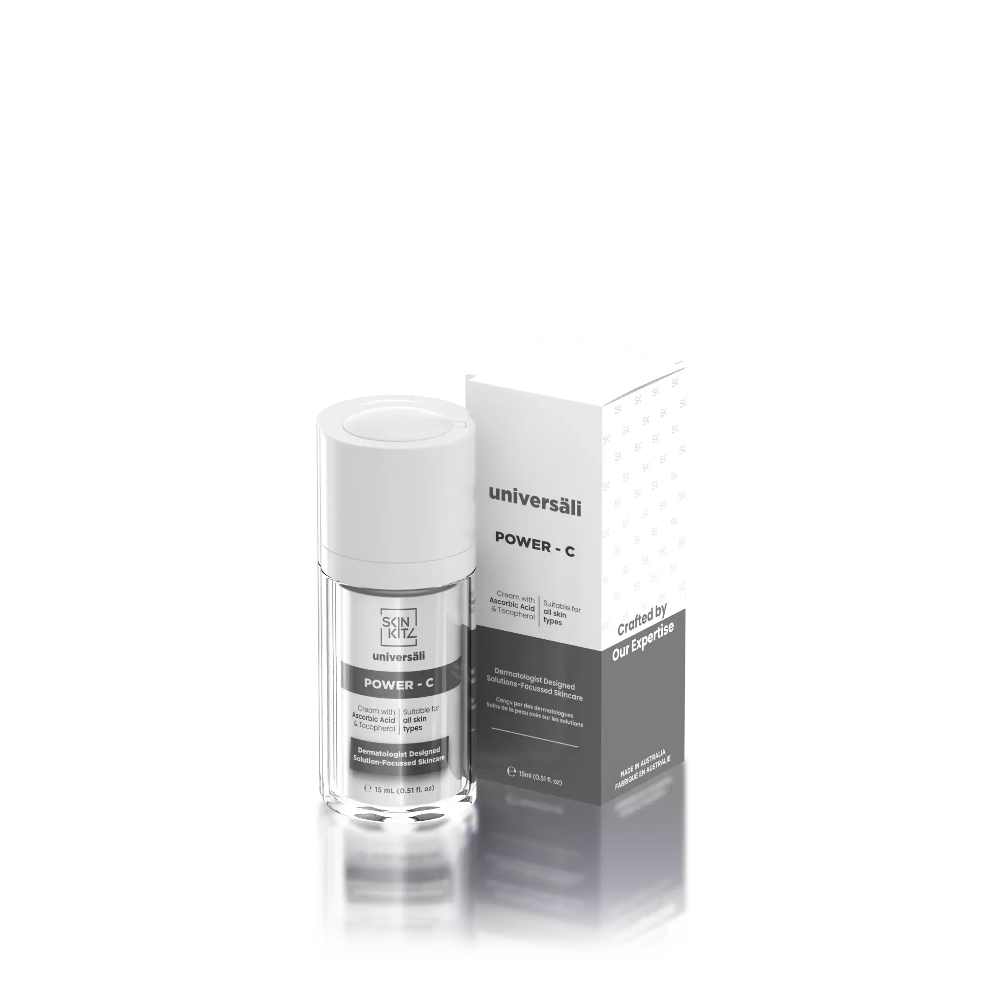 SkinKitz Universäli POWER-C Cream 15mL | Skin Plus Compounding Pharmacy