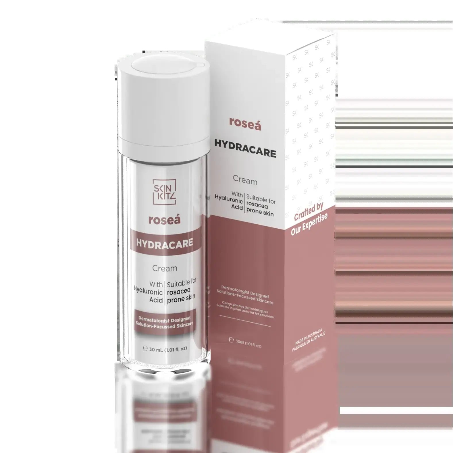 SkinKitz Roseá HYDRACARE Moisturising Cream 30mL | Skin Plus Compounding Pharmacy