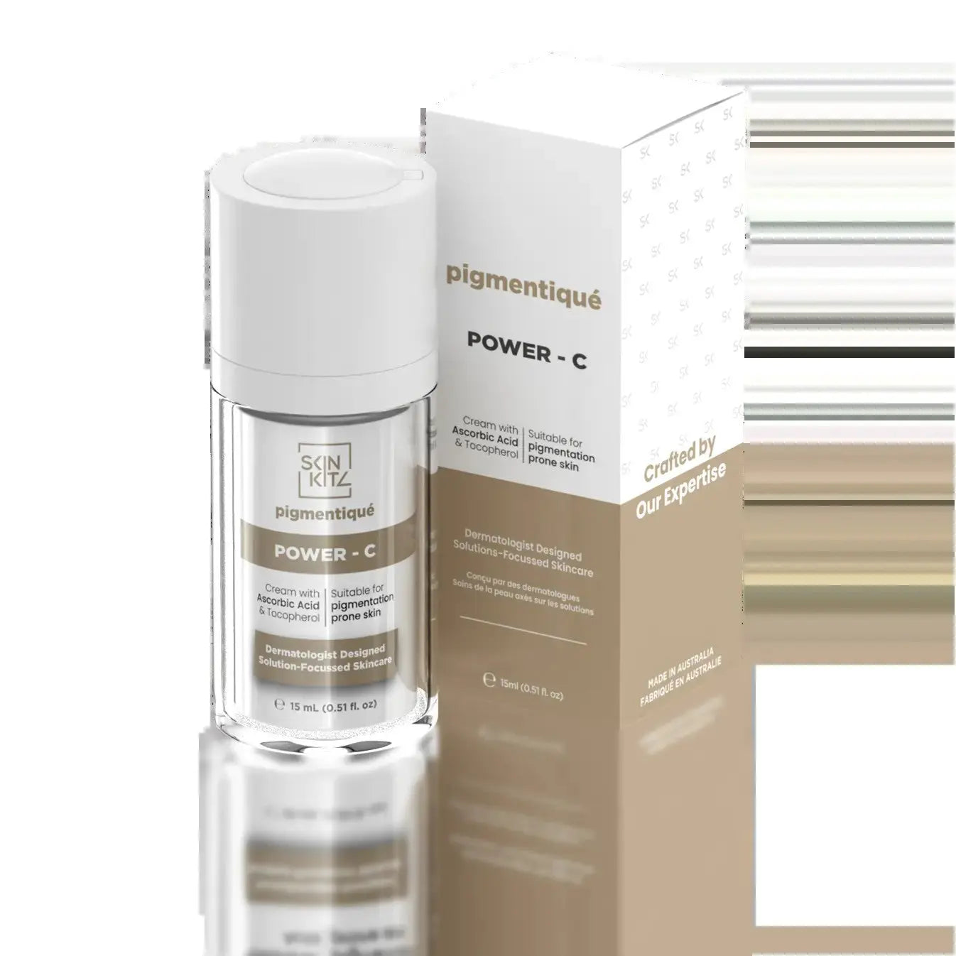SkinKitz Pigmentiqué POWER-C Cream 15mL | Skin Plus Compounding Pharmacy
