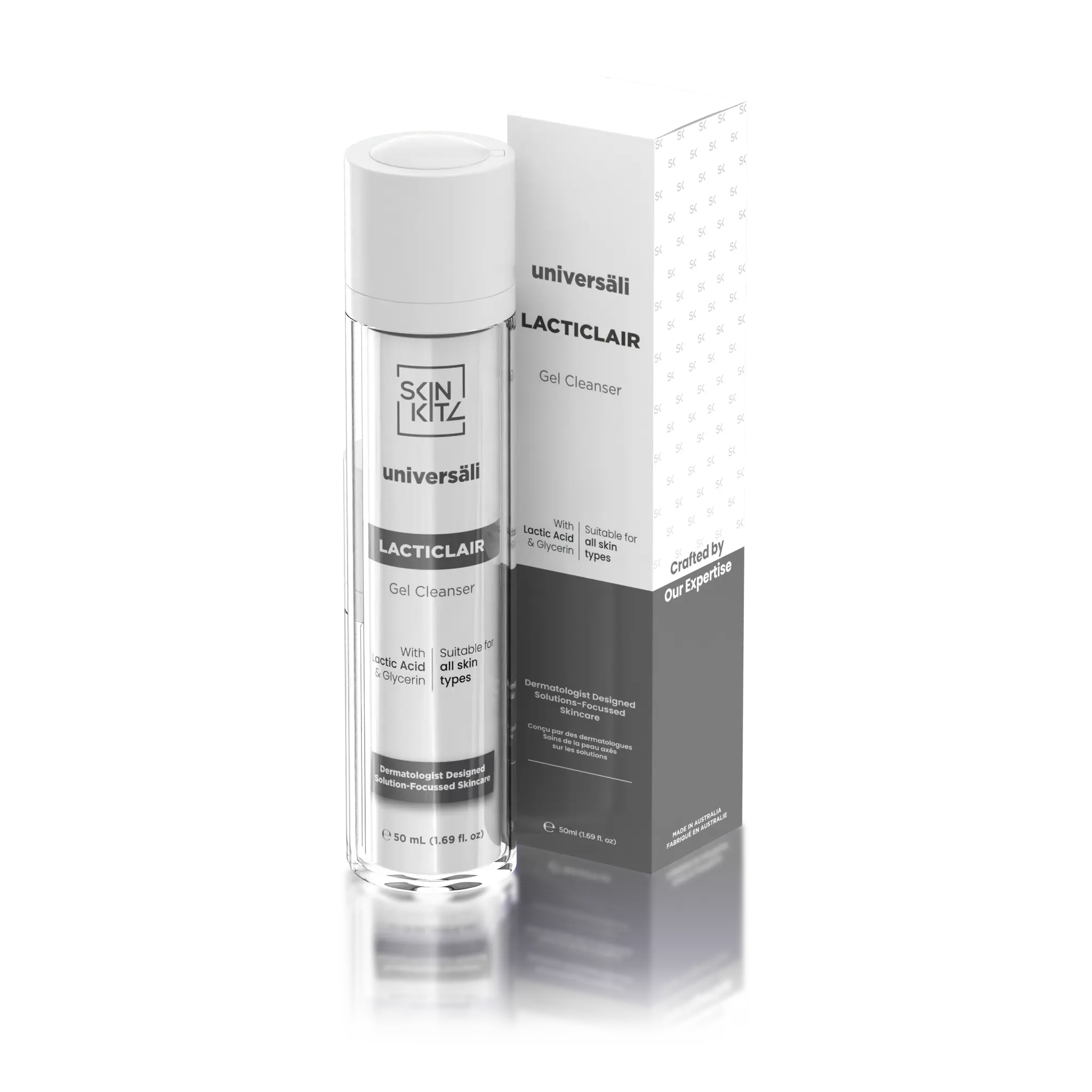 SkinKitz Universäli LACTICLAIR Gel Cleanser 50mL | Skin Plus Compounding Pharmacy